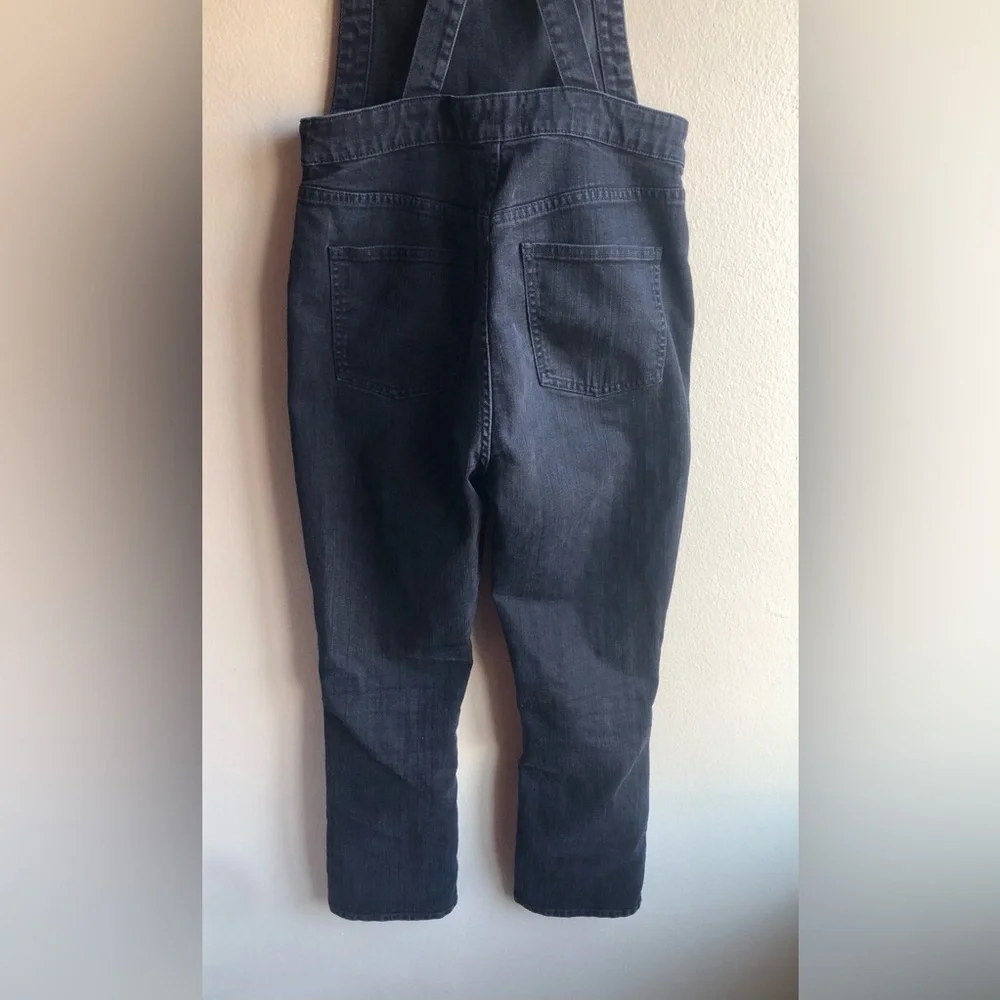 Madewell Women’s Denim Overall Jumpsuit Black Size Medium - Picture 10 of 15
